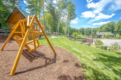 Swing by Community Garden