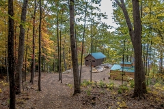 Sugar Shack & Love Shack from Walking Trails