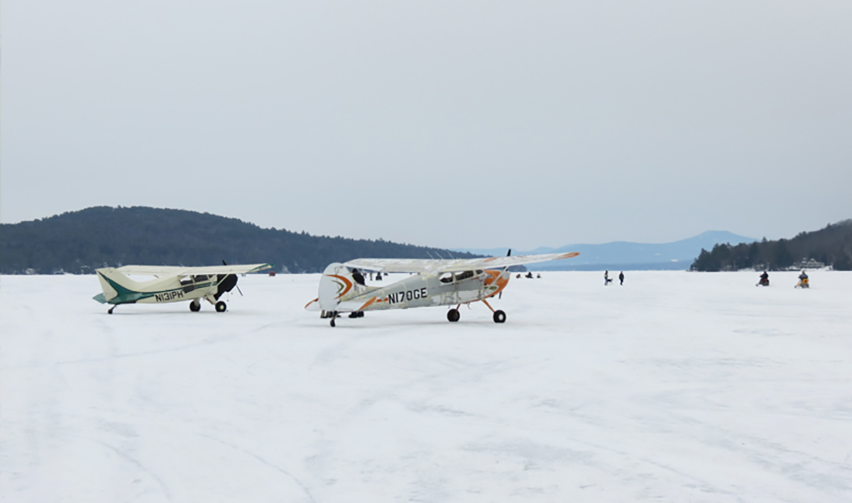 Versatile Lake Winnipesaukee Transforms into Ice Runway