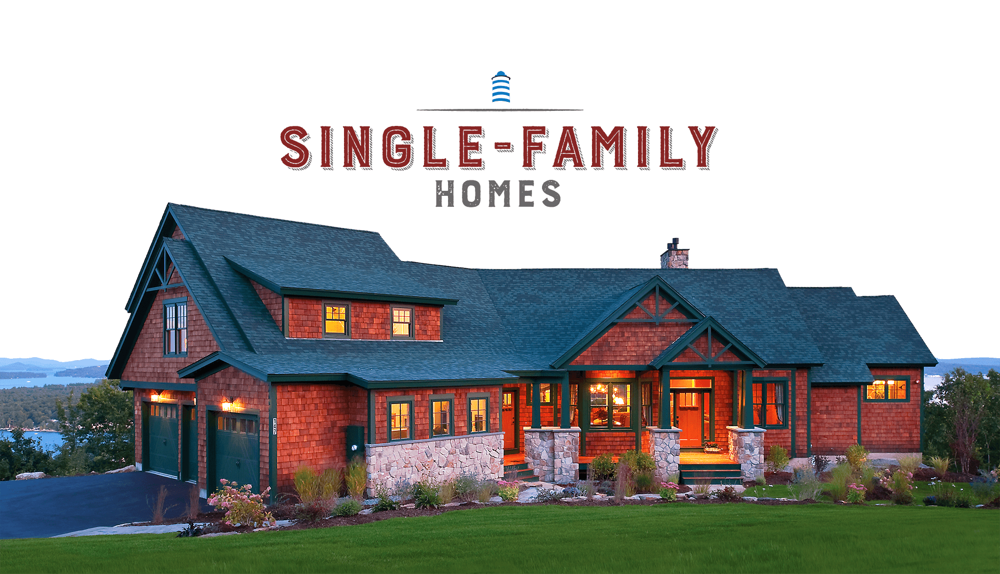 single family lake homes